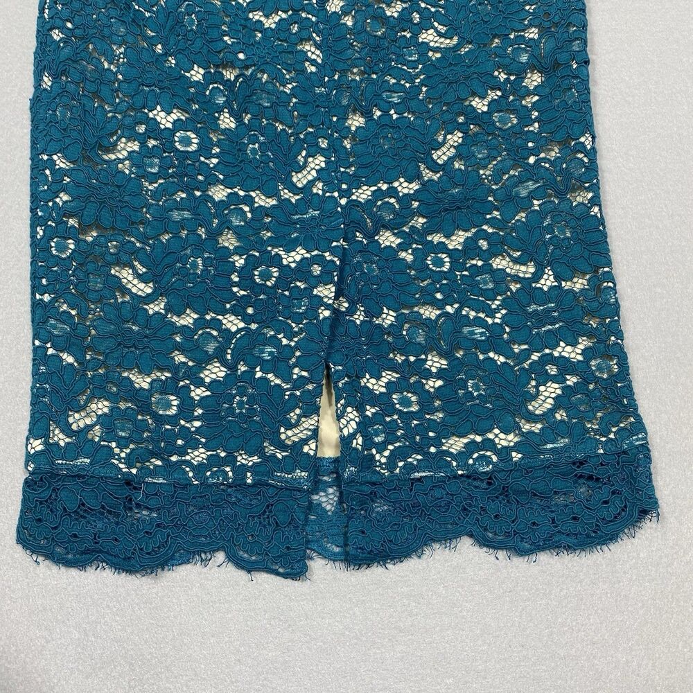 House of CB London Peacock Blue Lace Lareina Skirt Small NWT Spring Break Event - Picture 4 of 14